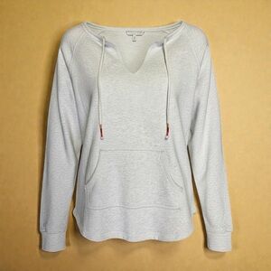 Victoria's Secret Heather Gray V-Neck Hoodie